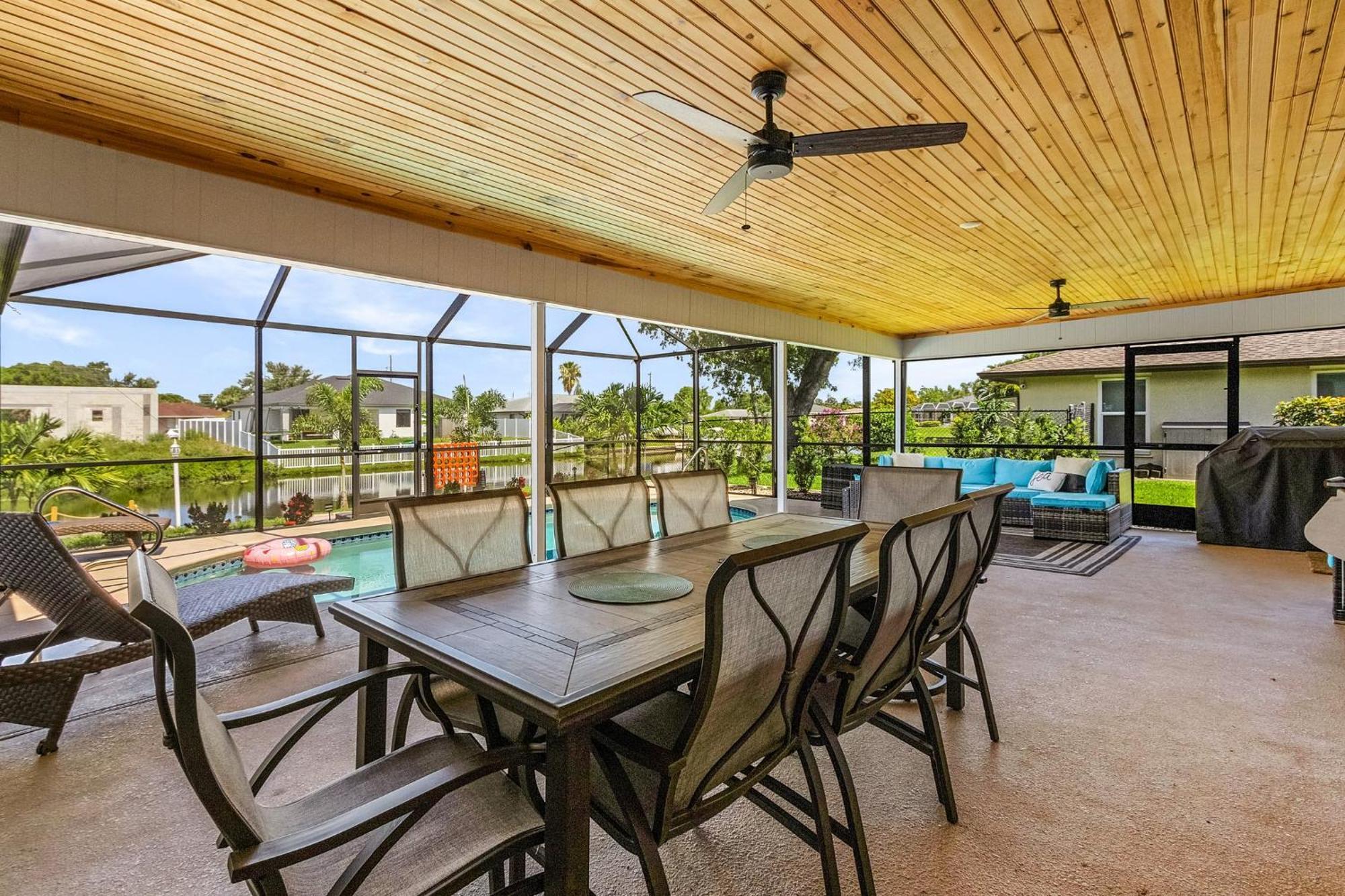 Cozy Retreat, Heated Pool, Water Canal, Bikes,3 Bedroom Κέιπ Κόραλ Εξωτερικό φωτογραφία